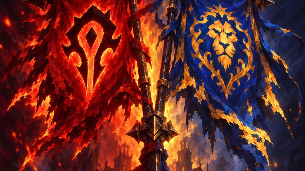 Знамёна Орды и Альянса для PvP WoW Midnight